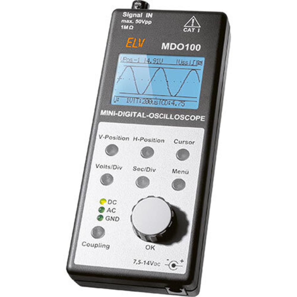 Mini-Digital-Speicheroszilloskop MDO100 Teil 1/2