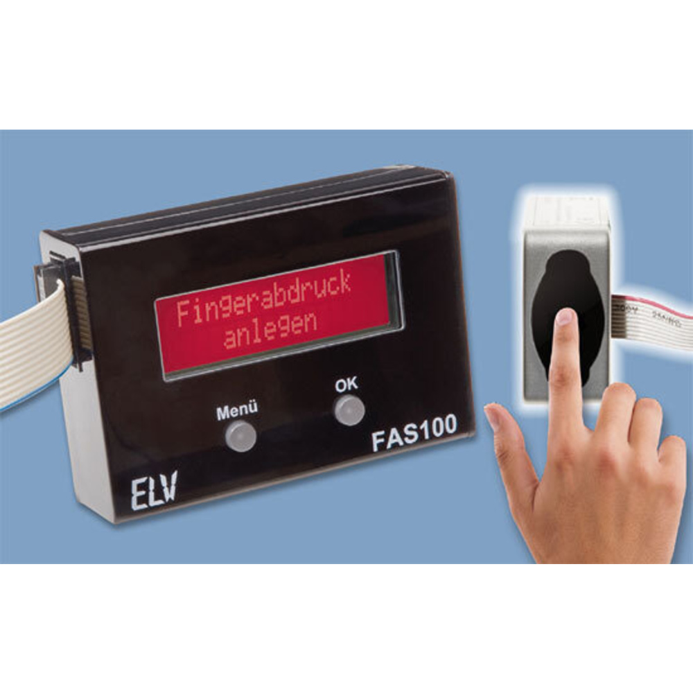 Zugang per Fingerprint - Fingerabdruck-Steuerung FAS 100 Teil 2/2