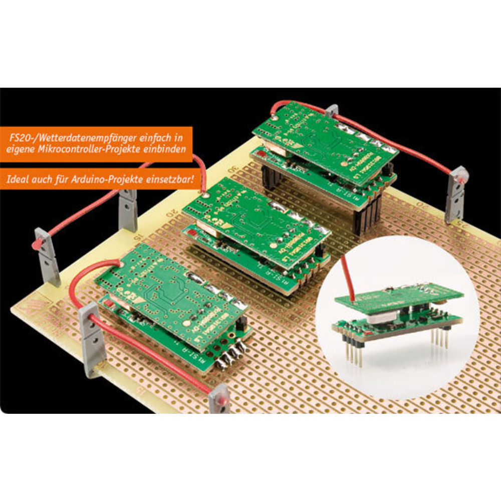 FS20- und Wetterdaten-UART-Empfänger FS20 WUE – eigene Applikationen einfach realisieren
