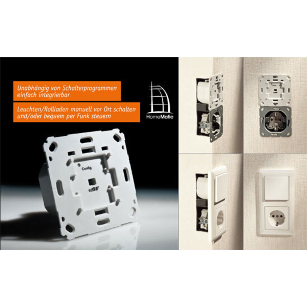 Homematic® voll integriert – Unterputz-Schalt- und -Rollladenaktoren Teil 1/2