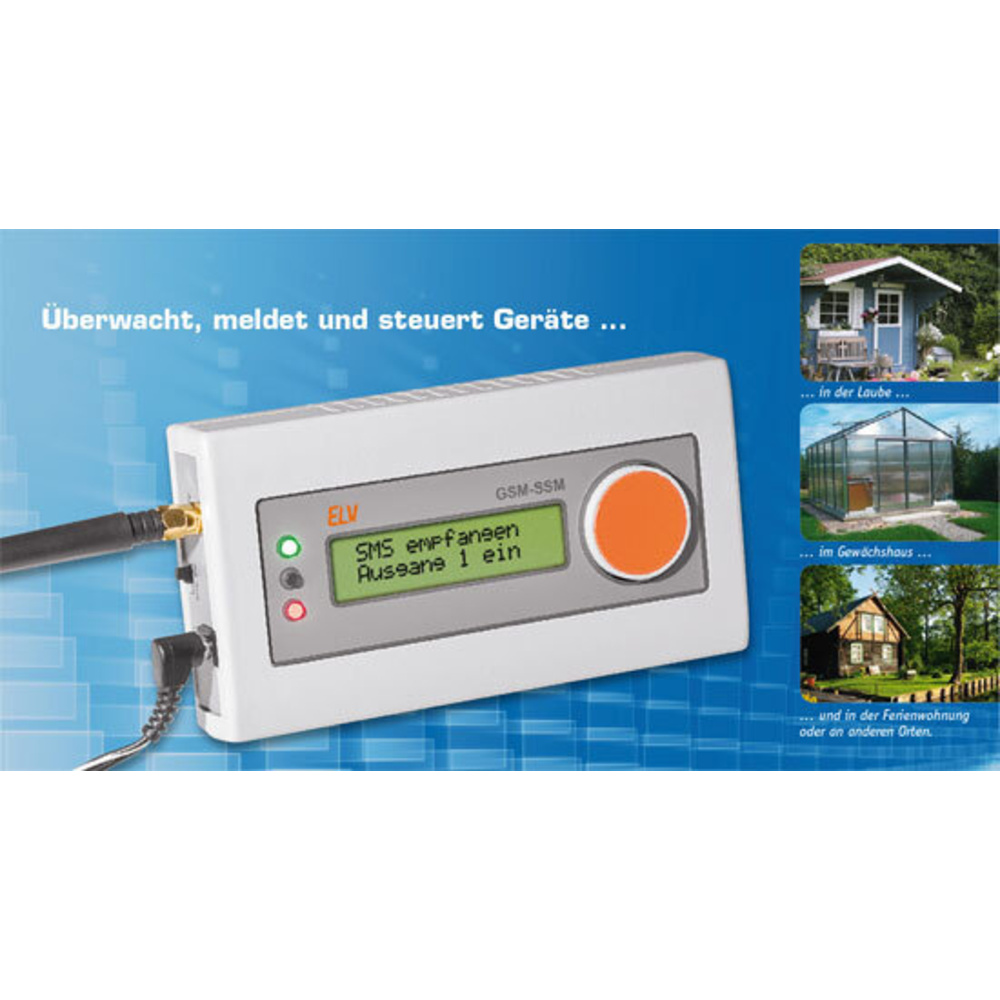 Melden und Schalten per SMS – GSM-Status- und -Schaltmodul GSM-SSM Teil 1/2