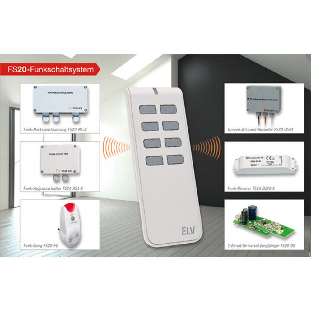 Nächste Generation – Hand-Fernbedienung FS20 S8-3