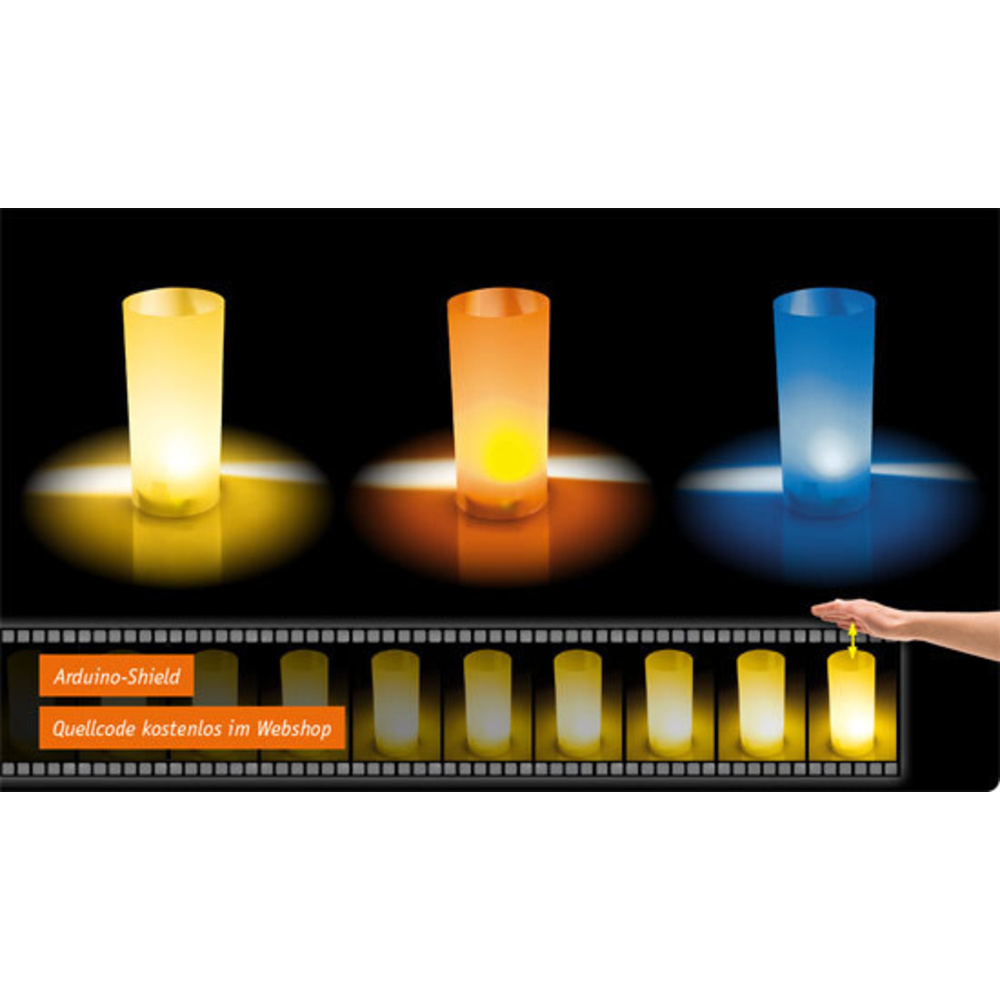 LEDs per Handbewegung steuern – Gesten-LED-Dimmer GLD1 für Arduino