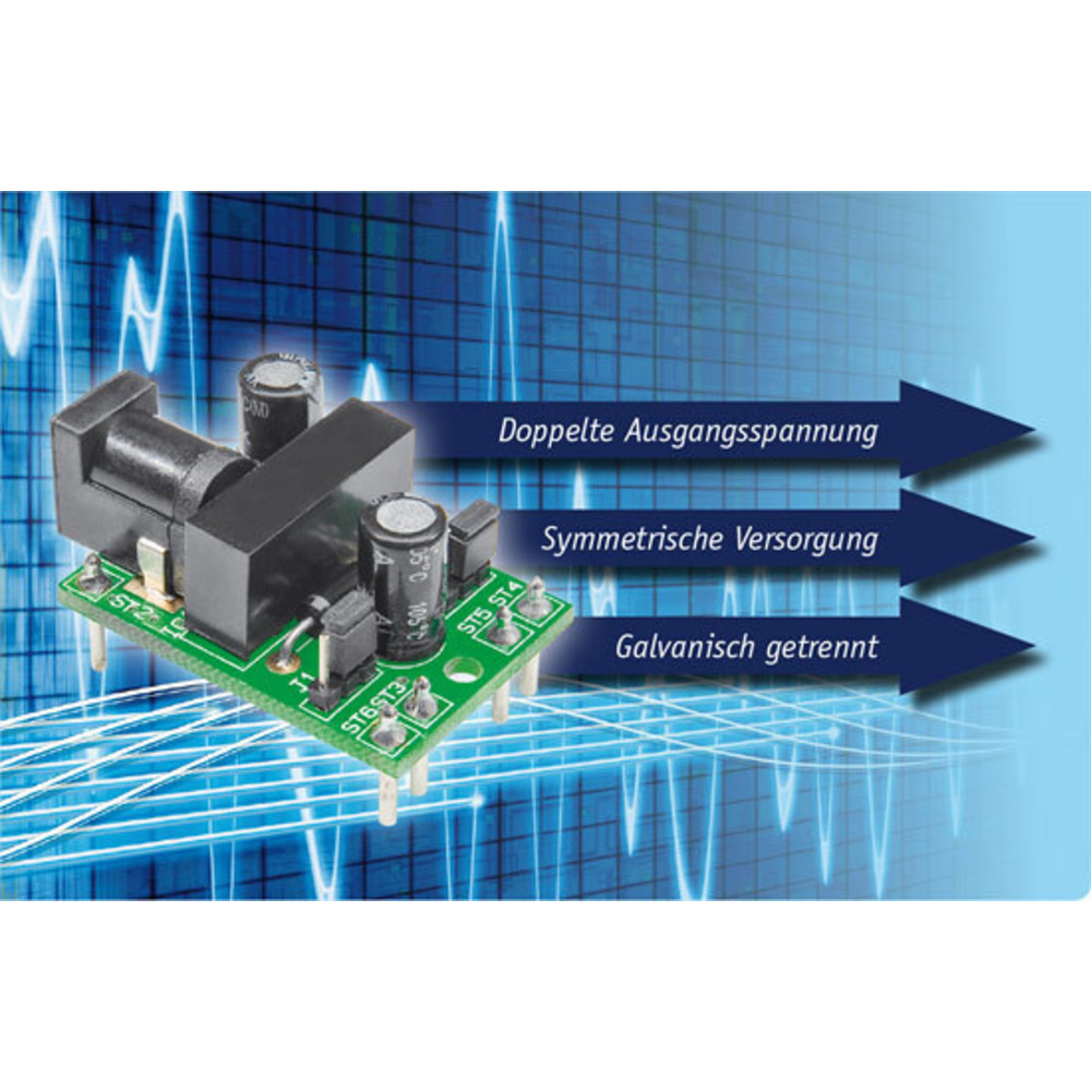 Geringe Größe und sehr flexibel einsetzbar – Universal-DC/DC-Wandler DCDC12