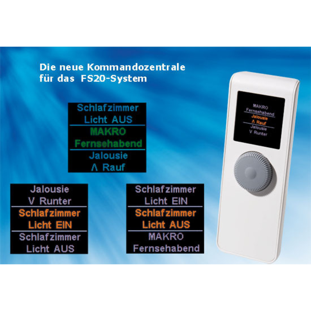 FS20 komfortabel bedienen – FS20-Display-Fernbedienung FS20 DF Teil 2/2