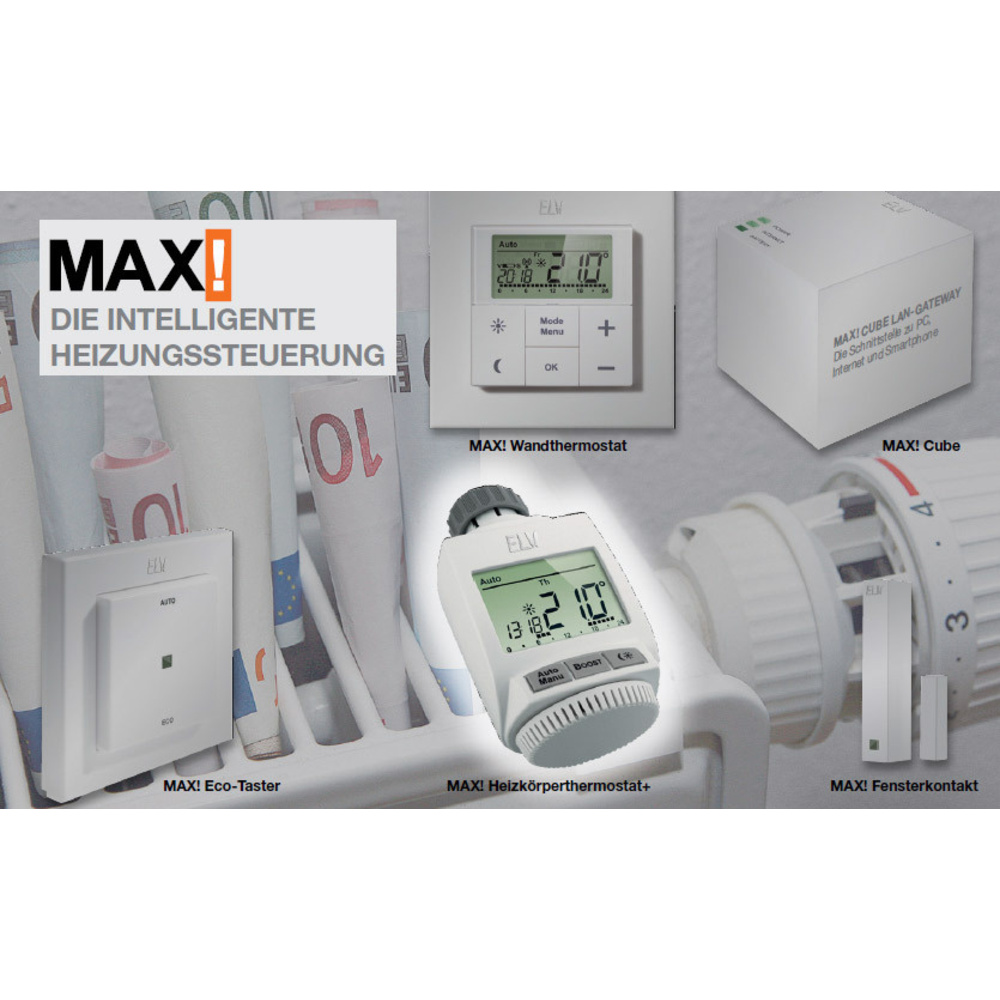 MAX! Heizkörperthermostat+ - Stand-Alone als ARR-Bausatz