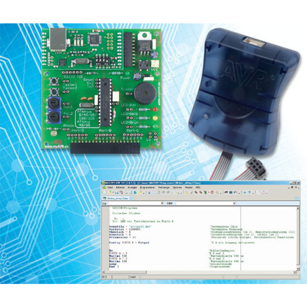 Mikrocontroller-Einstieg mit BASCOM-AVR Teil 7: Serielle (UART-) Datenübertragung
