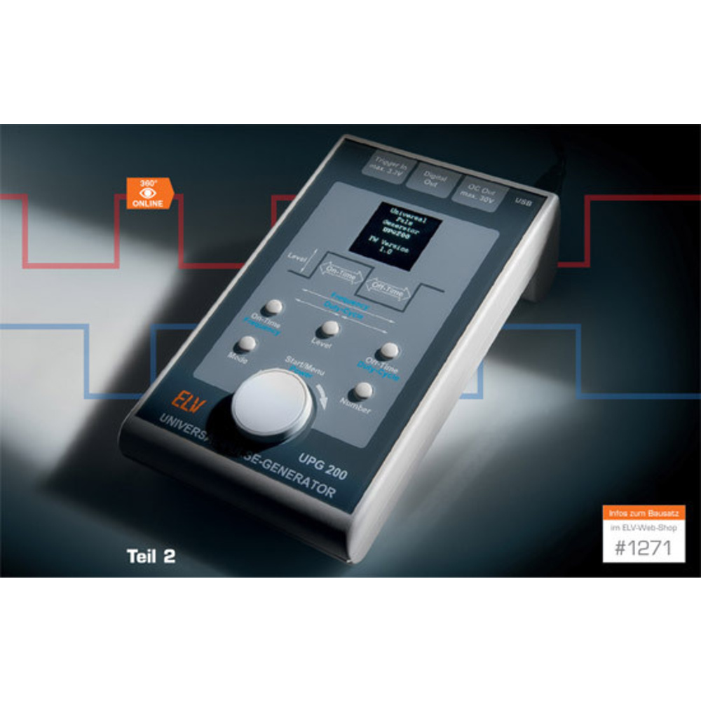 Vielseitiges Laborgerät – Universal-Puls-Generator UPG 200 Teil 2