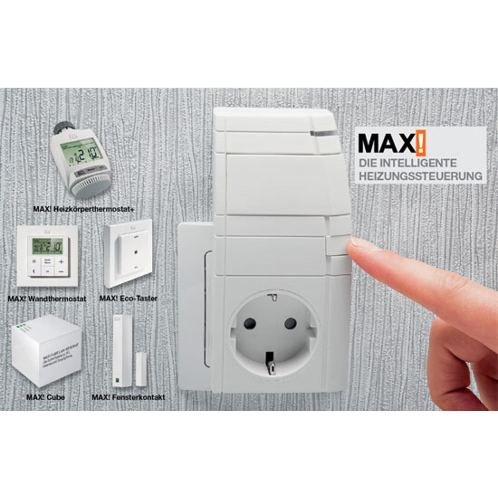 Die ideale Ergänzung für MAX! -<br />MAX! Zwischenstecker-Thermostat ARR