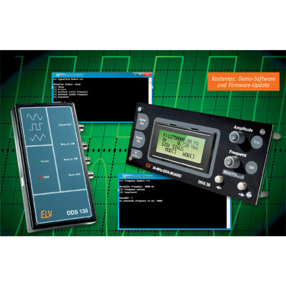 DDS130/DDS30 – das eigene Softwareinterface programmieren