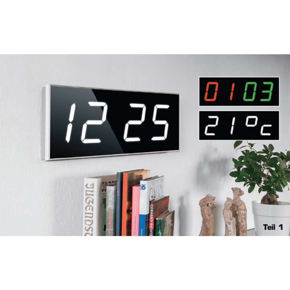 Multifunktions-Großdisplay MGDP1 mit Funkuhr und Temperaturanzeige Teil 1
