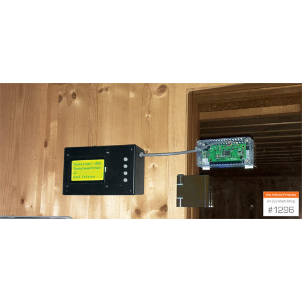 Arduino-Saunatimer mit Temperatur-/Luftfeuchteanzeige und Audioausgabe