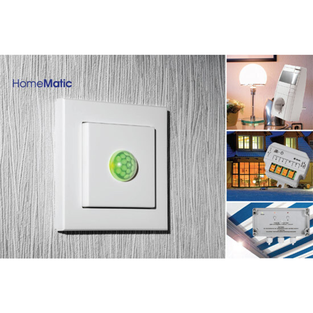 Doppelte Funktion – Homematic®-Funk-Bewegungsmelder mit Taster