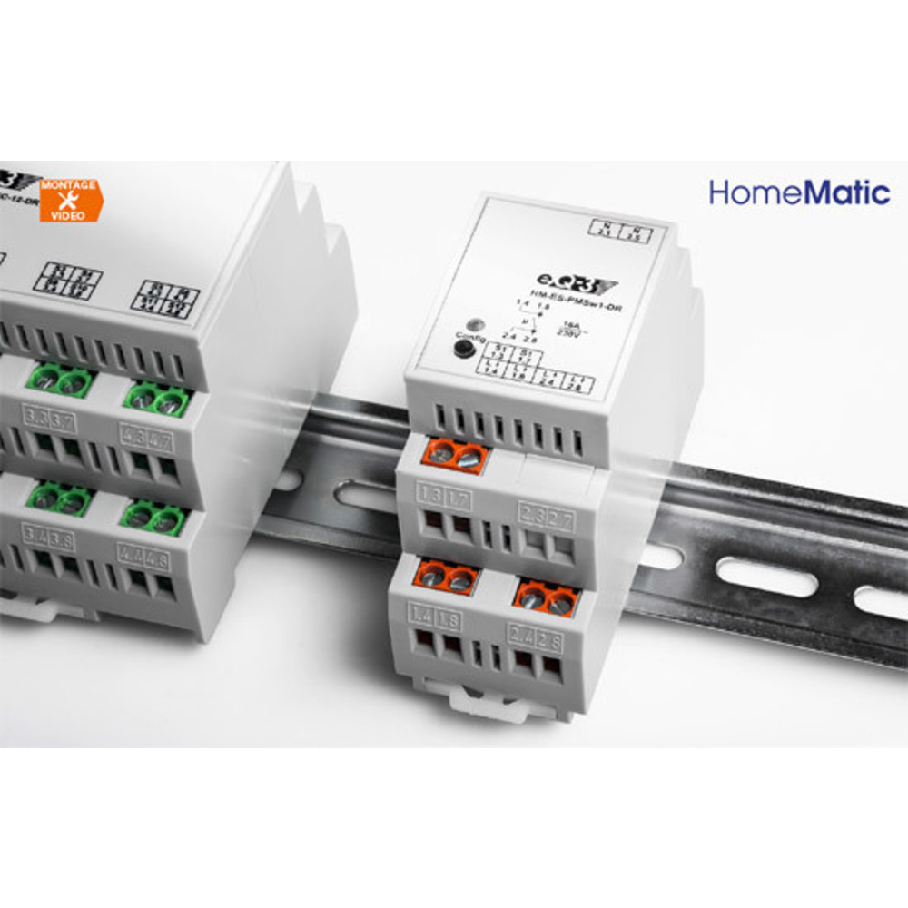 Verbrauch im Blick – Homematic®-Hutschienen-Schaltaktor mit Leistungsmessung