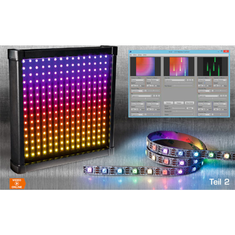 LEDs mit Intelligenz – RGB-LED-Matrix mit WS2812B Teil 2