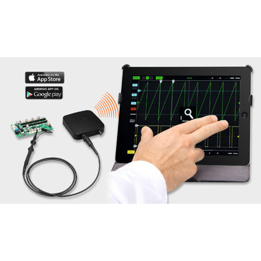 Drahtlos messen - 2-Kanal-WLAN-Oszilloskop Velleman WFS210