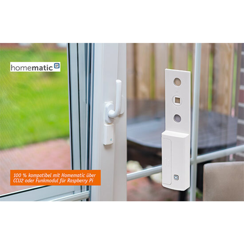 Exakt überwacht - Homematic IP Fenstergriffsensor HmIP-SRH