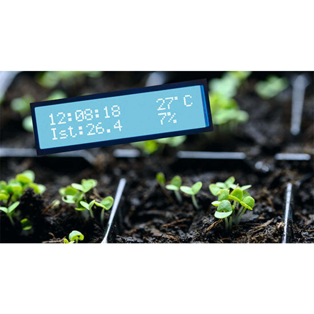Warm und hell - Blumenheizungssteuerung selbst gebaut
