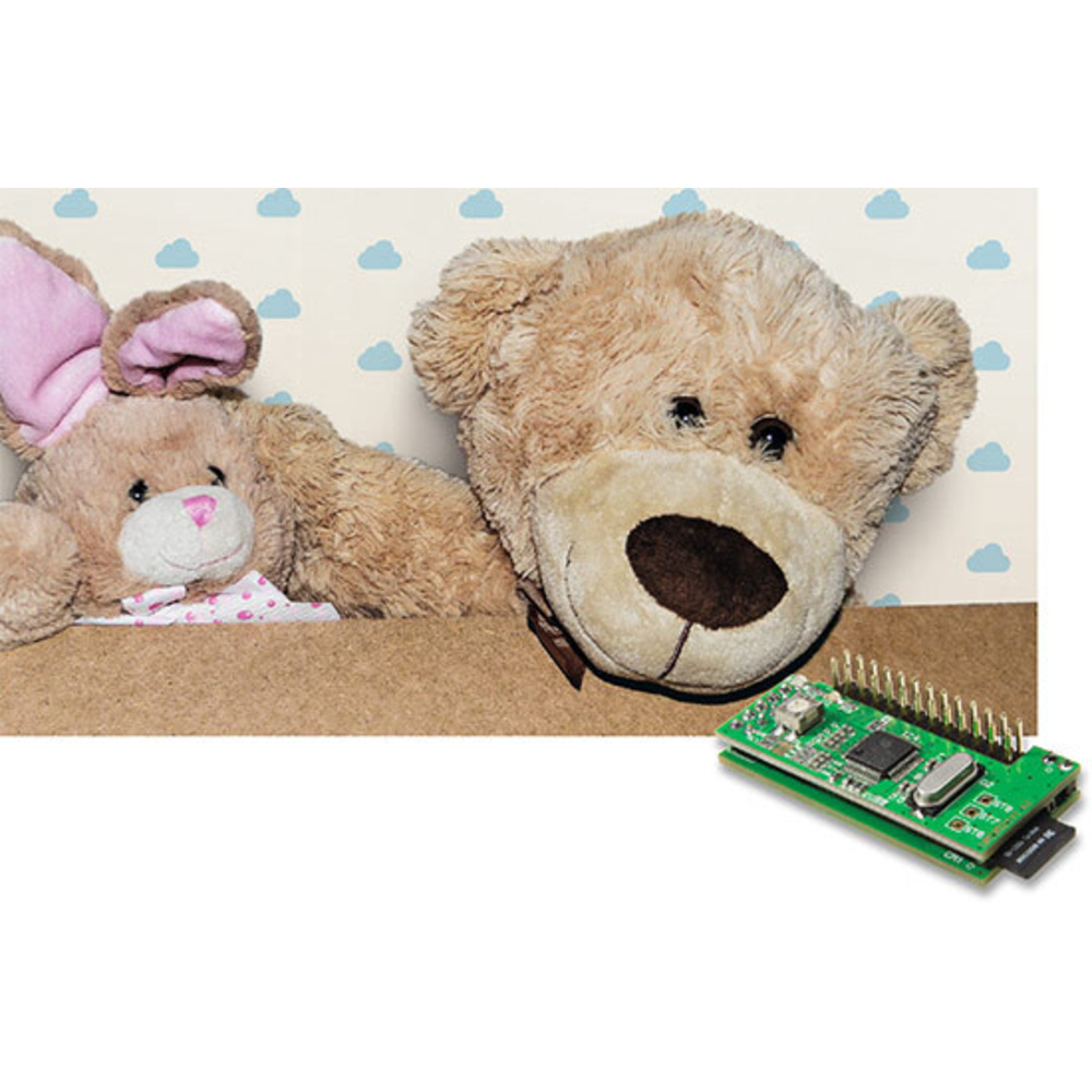 Kuscheltier macht Musik - Kinderspielzeug mit eingebautem MP3-Player
