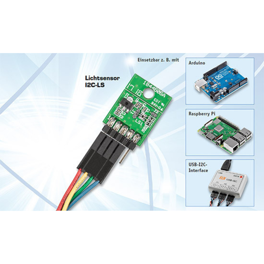 OPT3001 mit I2C-Schnittstelle - I2C-Lichtsensor mit weitem Messbereich