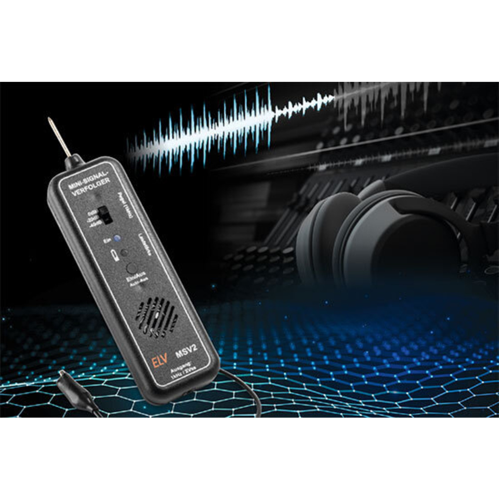 Mobiler Audio-Detektiv - Mini-Signalverfolger MSV2