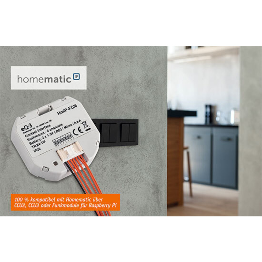 Ein Sender statt sechs - Homematic IP 6fach-Kontakt-Interface HmIP-FCI6