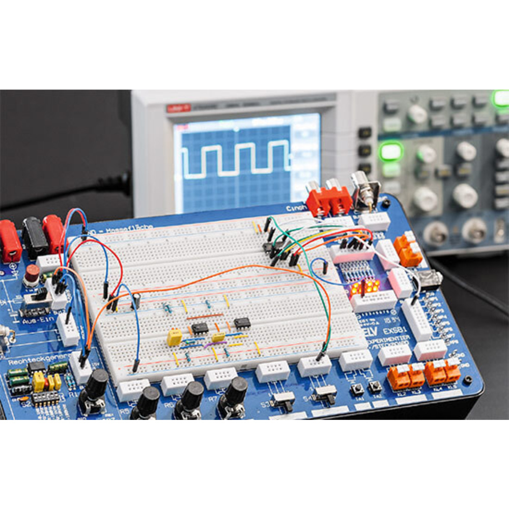 Sicher und schnell aufgebaut - Experimentier-/Steckboard EXSB1