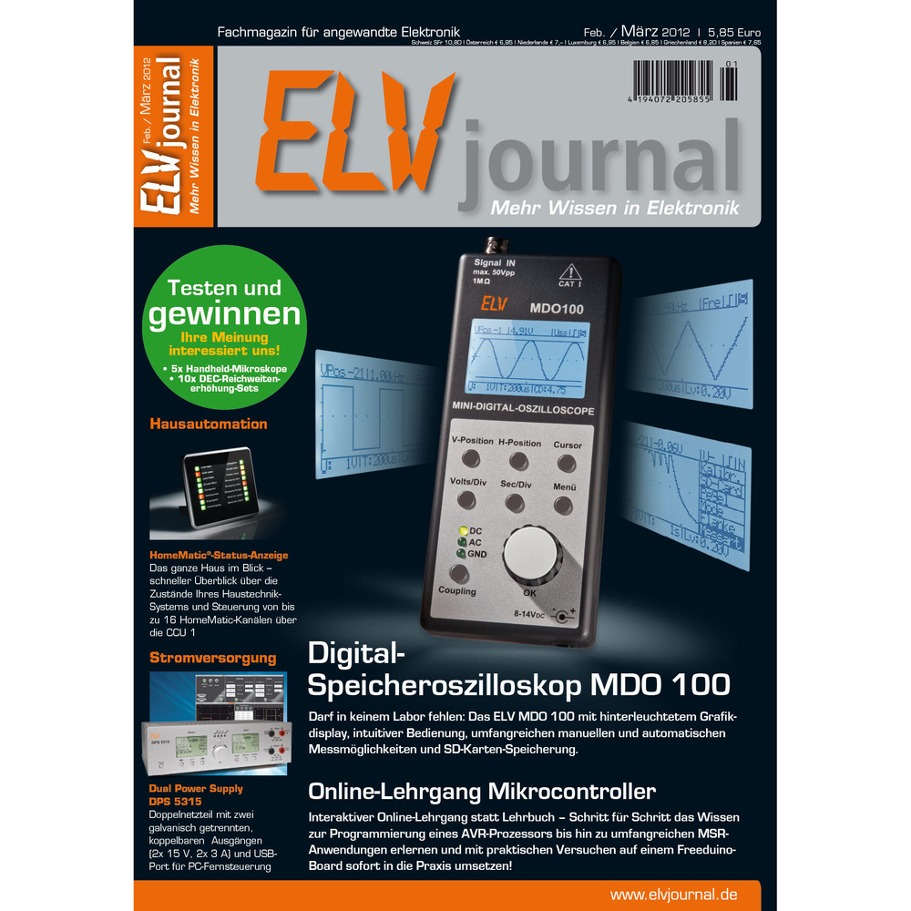 ELVjournal Ausgabe 1/2012 Digital (PDF)