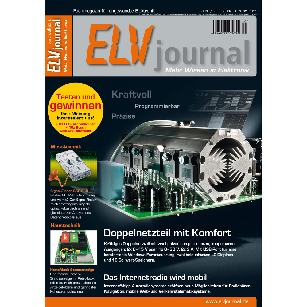 ELVjournal Ausgabe 3/2012 Digital (PDF)