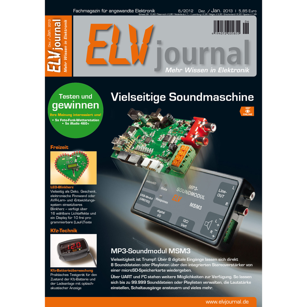 ELVjournal Ausgabe 6/2012 Digital (PDF)