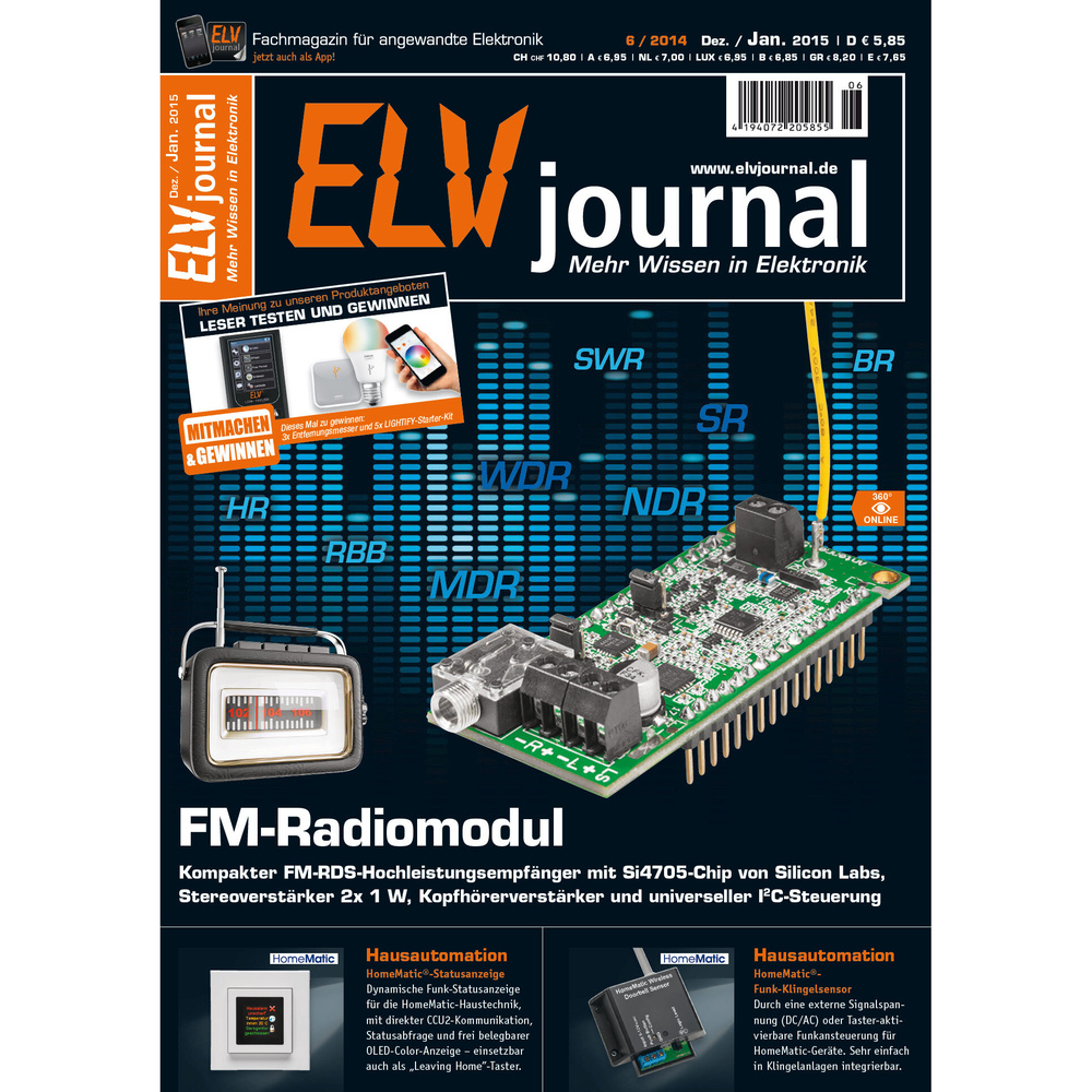 ELVjournal Ausgabe 6/2014 Digital (PDF)