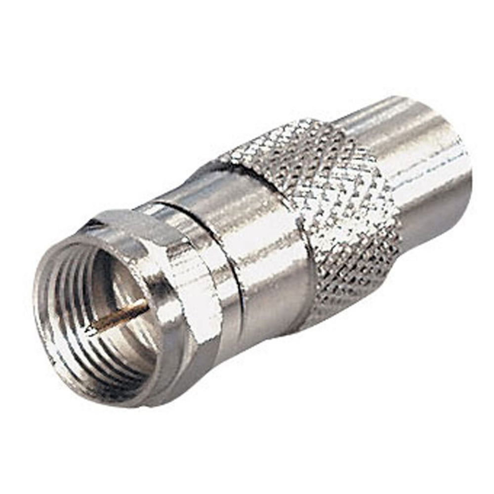 Übergang F-Stecker auf Koaxial-Buchse
