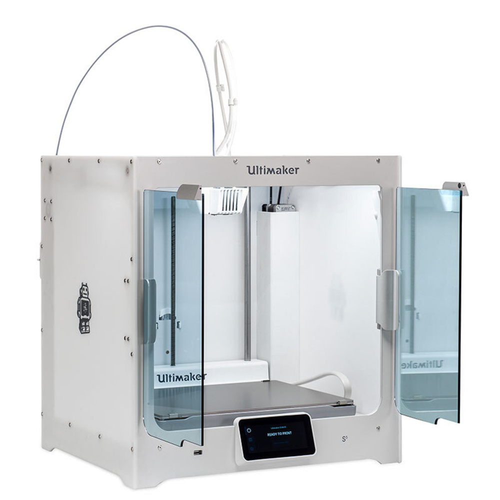 Ultimaker S5 3D-Drucker, Dual-Extruder, WiFi, App-Steuerung, mit 11,9 cm (4,7") Touchscreen