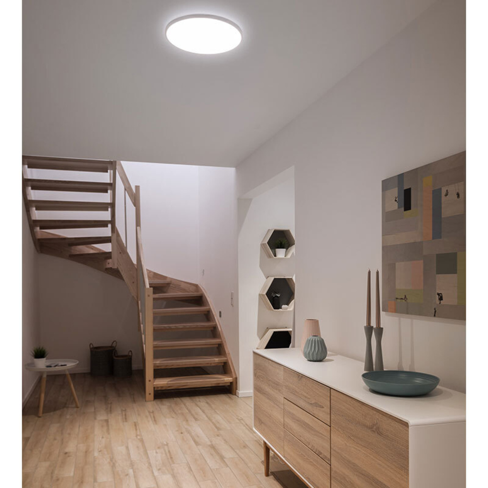 Müller Licht 22-W-LED-Deckenleuchte, rund, mit indirektem Licht, Farbtemperatur einstellbar