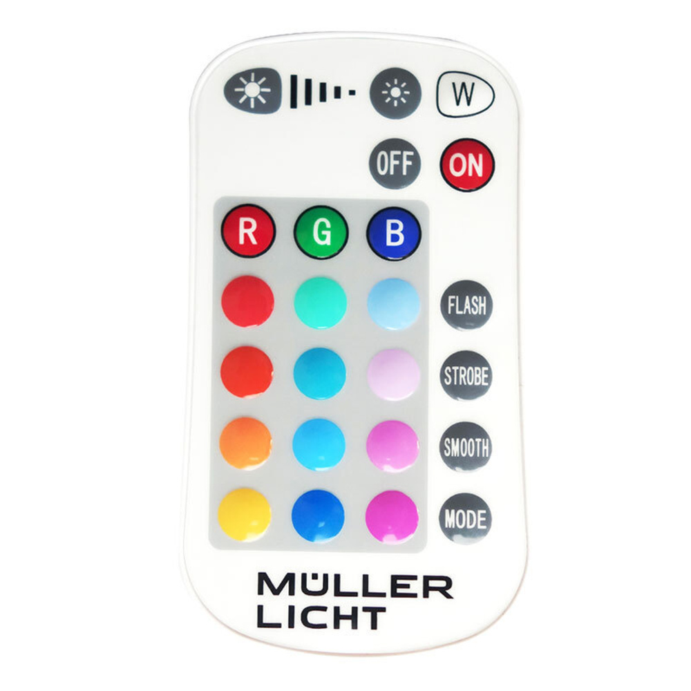 Müller Licht 7-W-RGBW-Downlight mit Fernbedienung, IP44