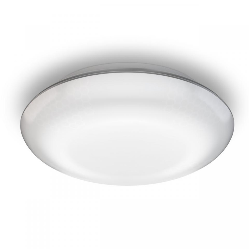 Steinel 9,8-W-Sensor-LED-Deckenleuchte DL Vario Quattro S mit 4 einstellbaren Sensoren, silber