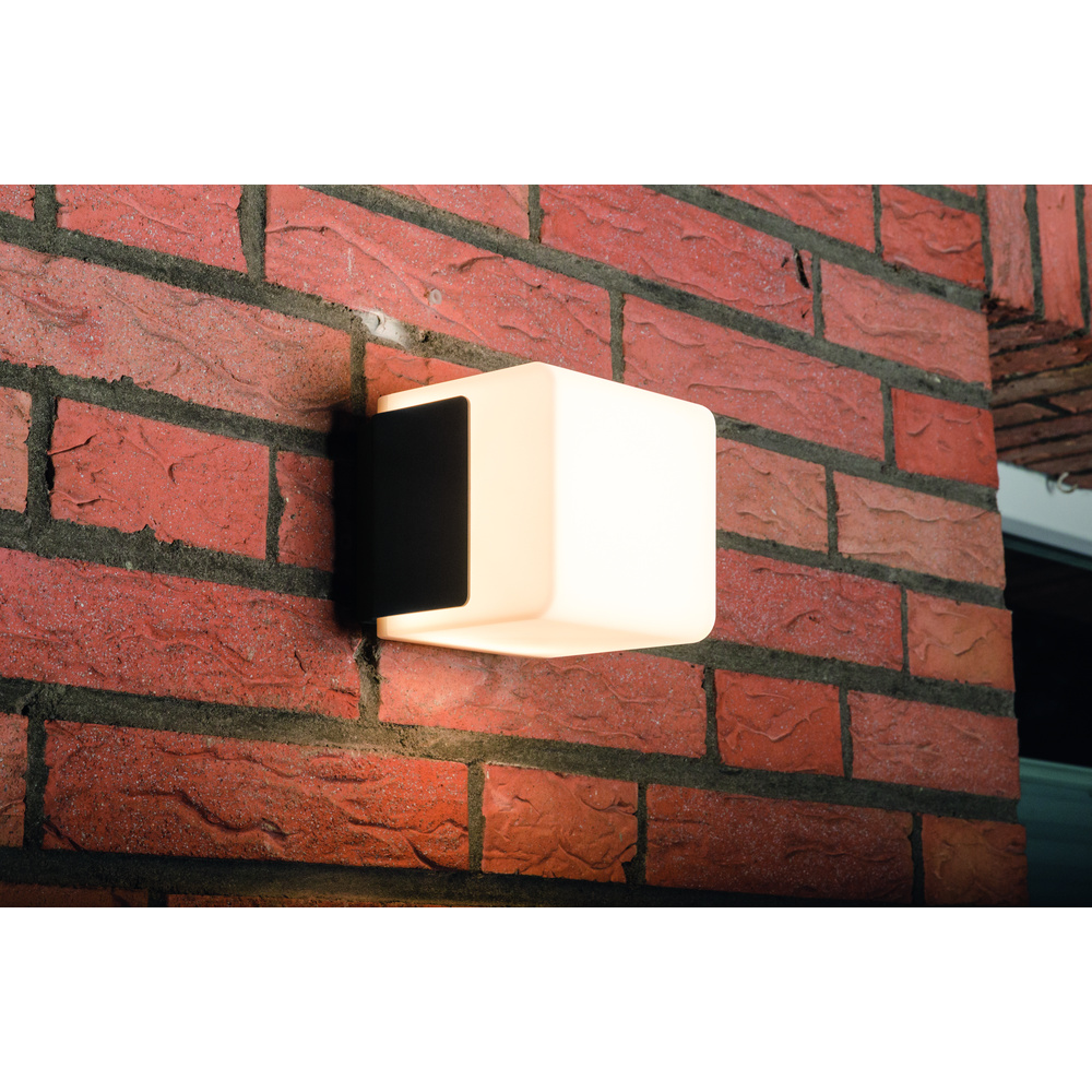 Steinel L 835 SC ANT LED iHF Sensor-LED-Wandleuchte mit HF-Bewegungsmelder, App, anthrazit