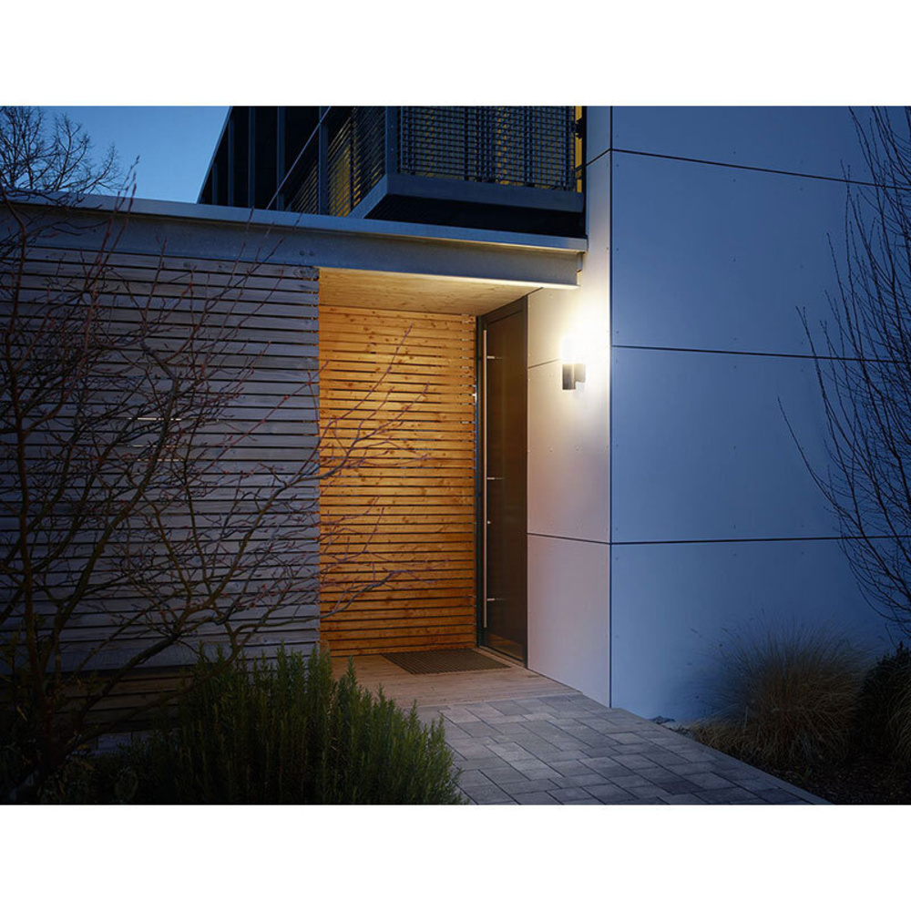 Steinel L 600 CAM LED-Wandleuchte/Kameraleuchte mit HD-Kamera, Zugriff per App, anthrazit