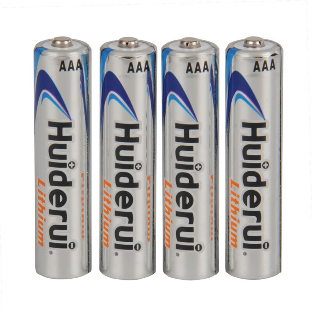 Huiderui Lithium Batterie Micro AAA, 4er-Pack