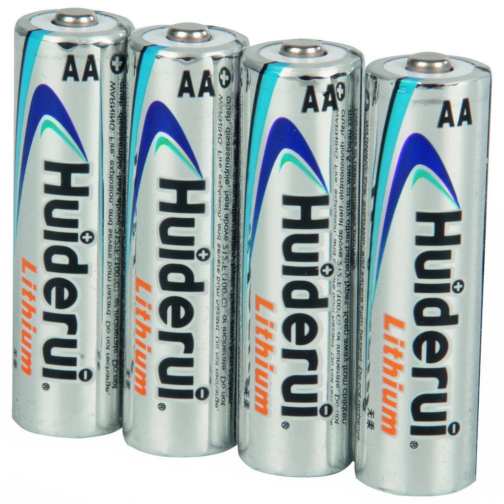 Huiderui Lithium Batterie Mignon AA, 4er-Pack