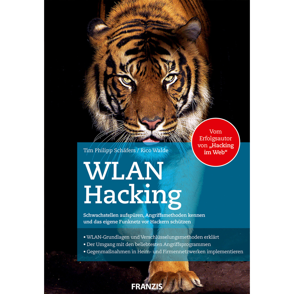 FRANZIS Fachbuch WLAN-Hacking, 512 Seiten