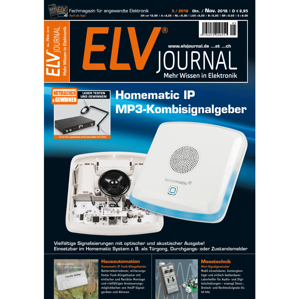 ELVjournal Ausgabe 5/2018 Digital (PDF)
