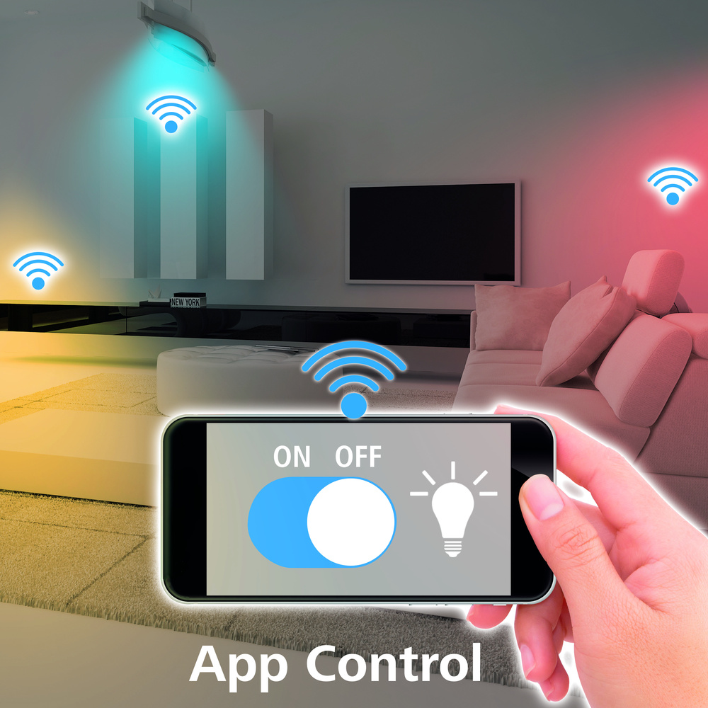 Hama 5,5-W-WiFi-RGB-LED-Kerzenlampe E14, Sprachsteuerung mit Amazon Alexa und Google Assistant
