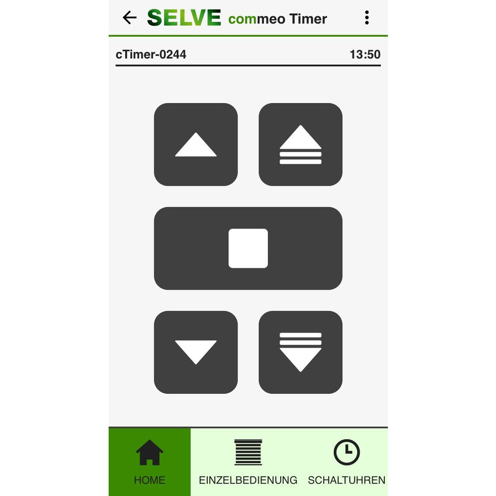 Selve Bluetooth-Rollladen-Zeitschaltuhr commeo Timer BT, kostenlose App