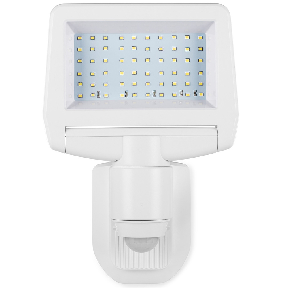 Smartwares Solar-LED-Flutlichtstrahler mit 140°-Bewegungsmelder, 1100 lm, neutralweiß
