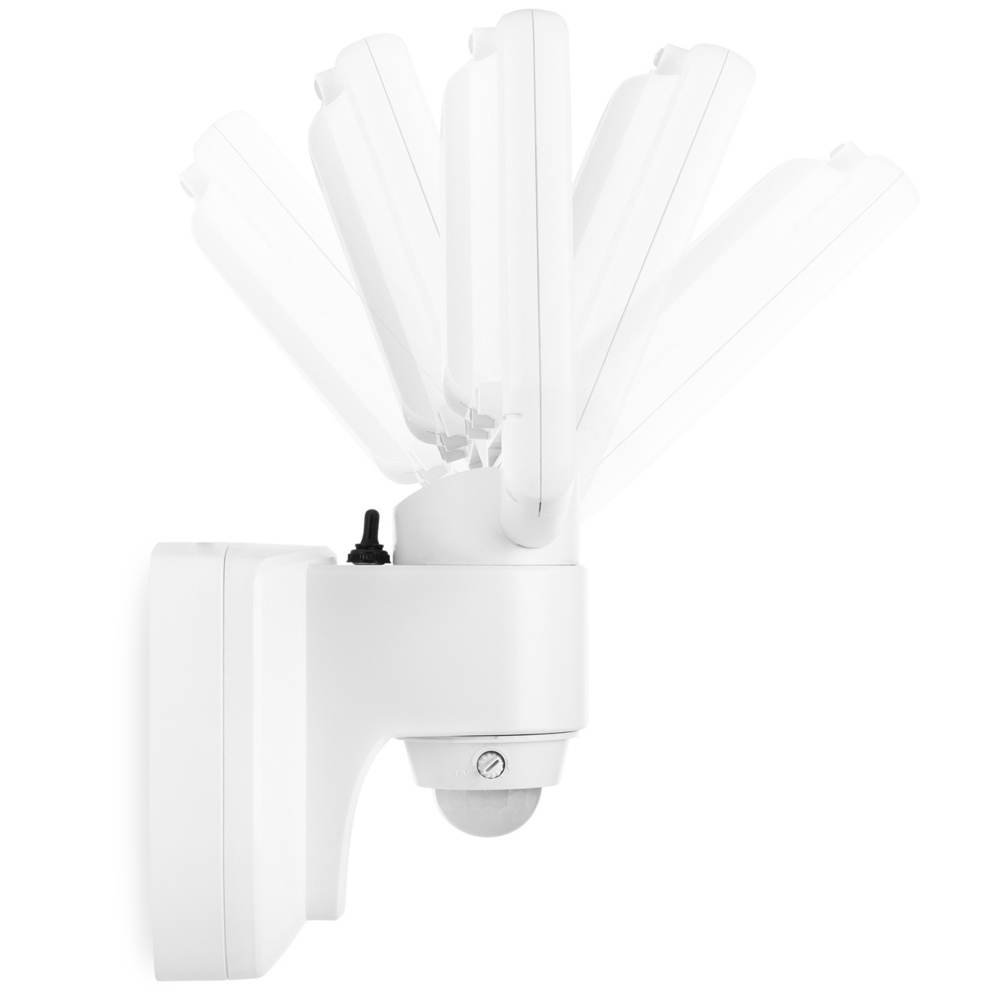 Smartwares Solar-LED-Flutlichtstrahler mit 140°-Bewegungsmelder, 1100 lm, neutralweiß
