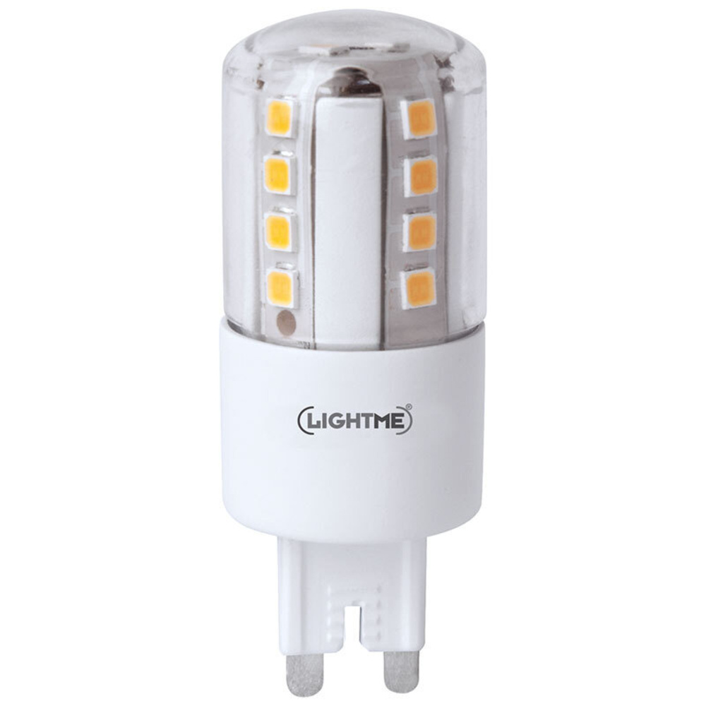 Lightme 4,5-W-G9-LED-Lampe, warmweiß, dimmbar, 510 lm