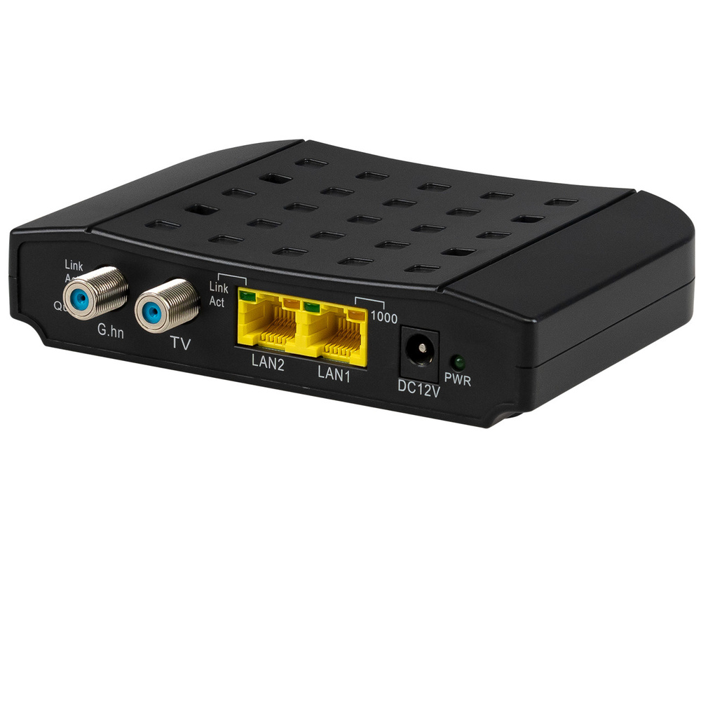 Axing Axing Ethernet-over-Coax Netzwerk-Adapter EoC 1-11, LAN-Verteilung über Koaxialkabel