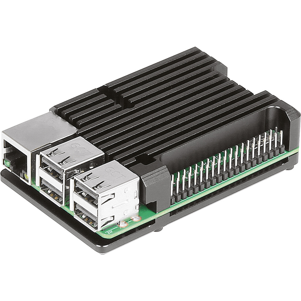 Joy-IT Armor Gehäuse "Block" für Raspberry Pi 3, Schutz und Kühlung zugleich