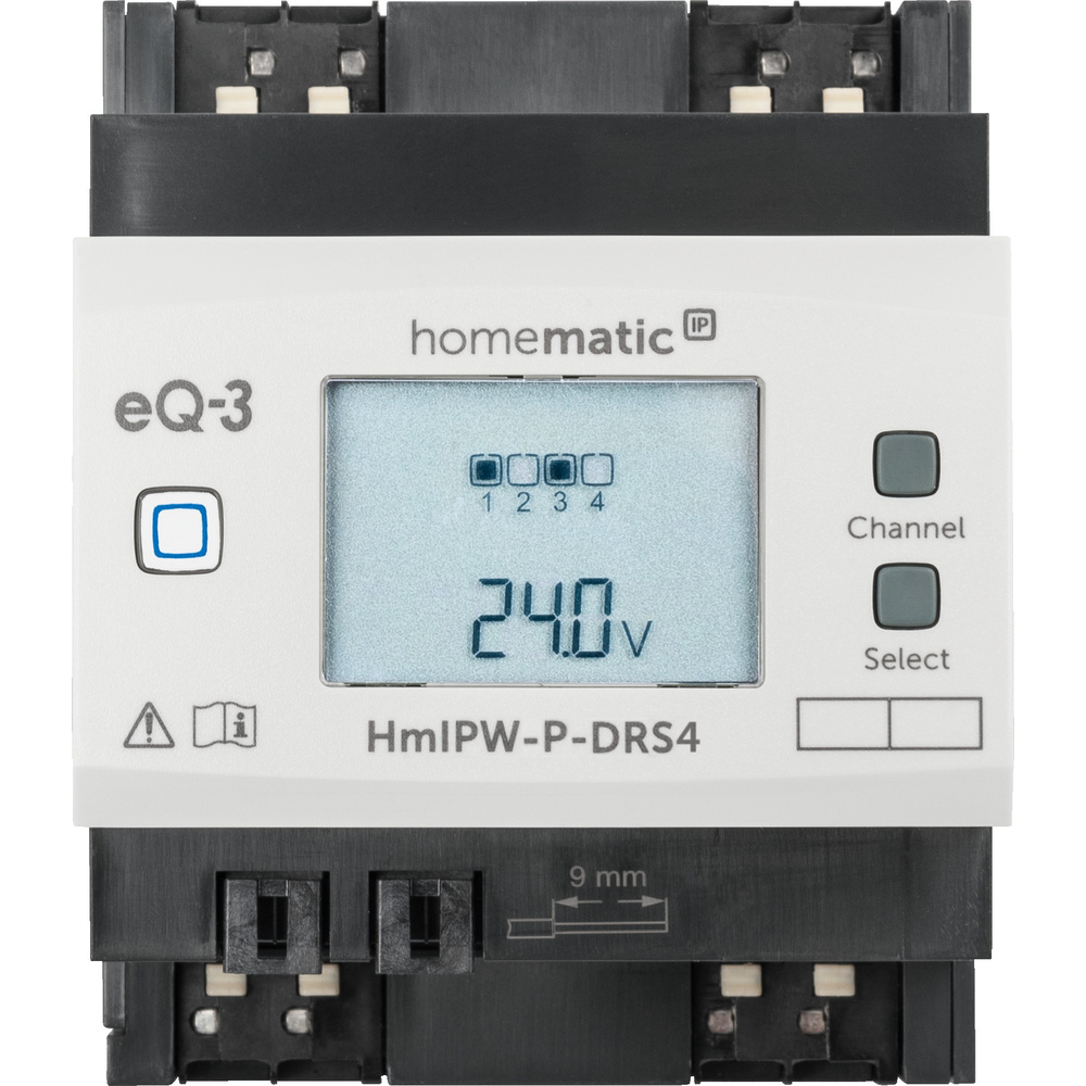 Homematic IP Wired Smart Home Schaltaktor – 4-fach, HmIPW-P-DRS4